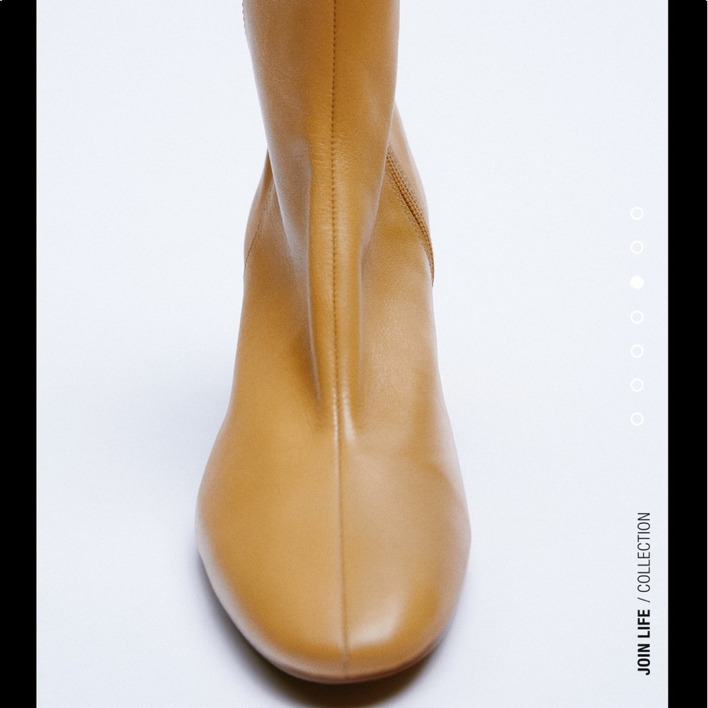 Zara leather ankle boots, new with tags, defective - Picture 6 of 10